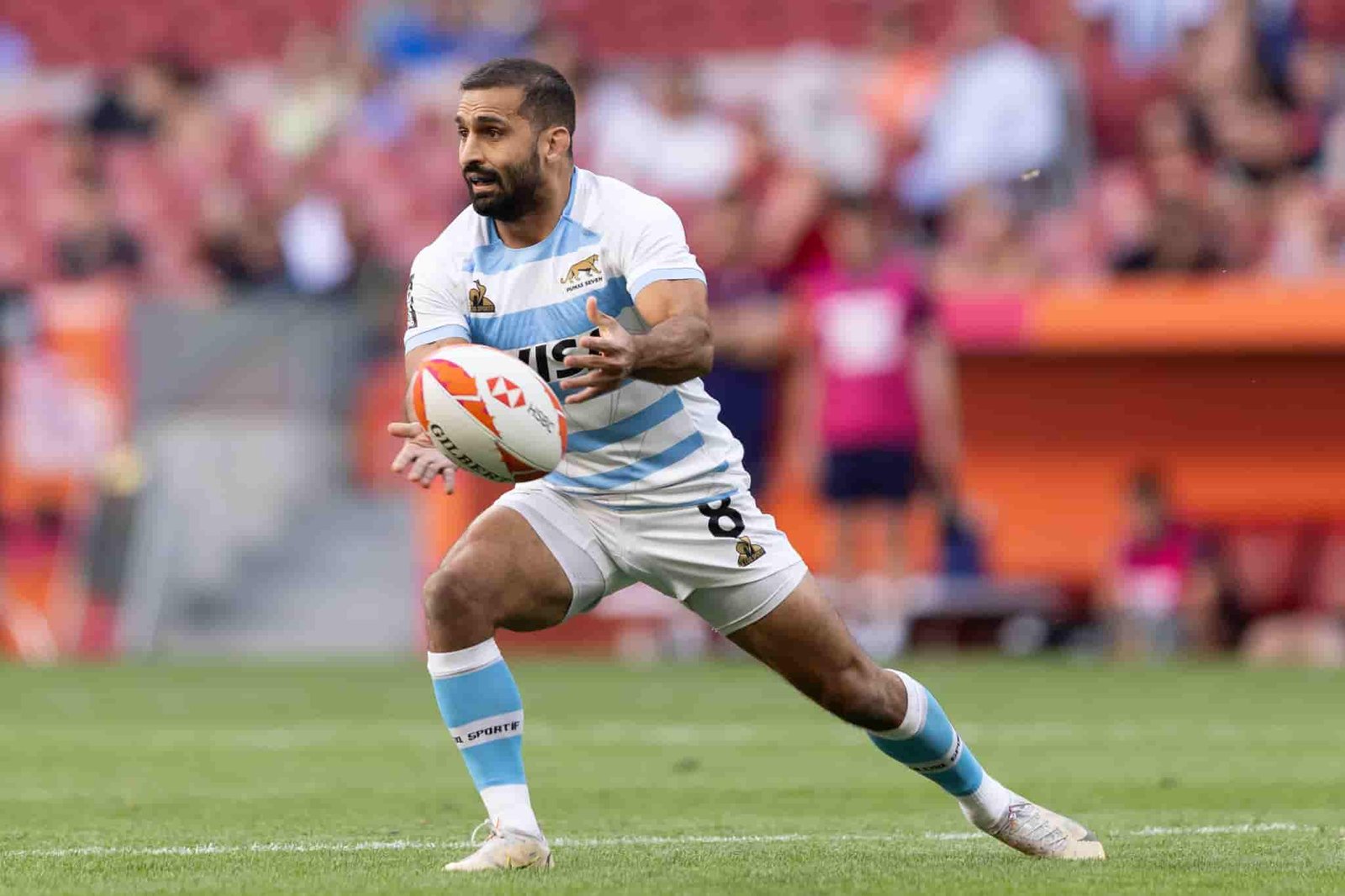 Los Pumas Seven vs Gran Bretaña en el Seven de Madrid