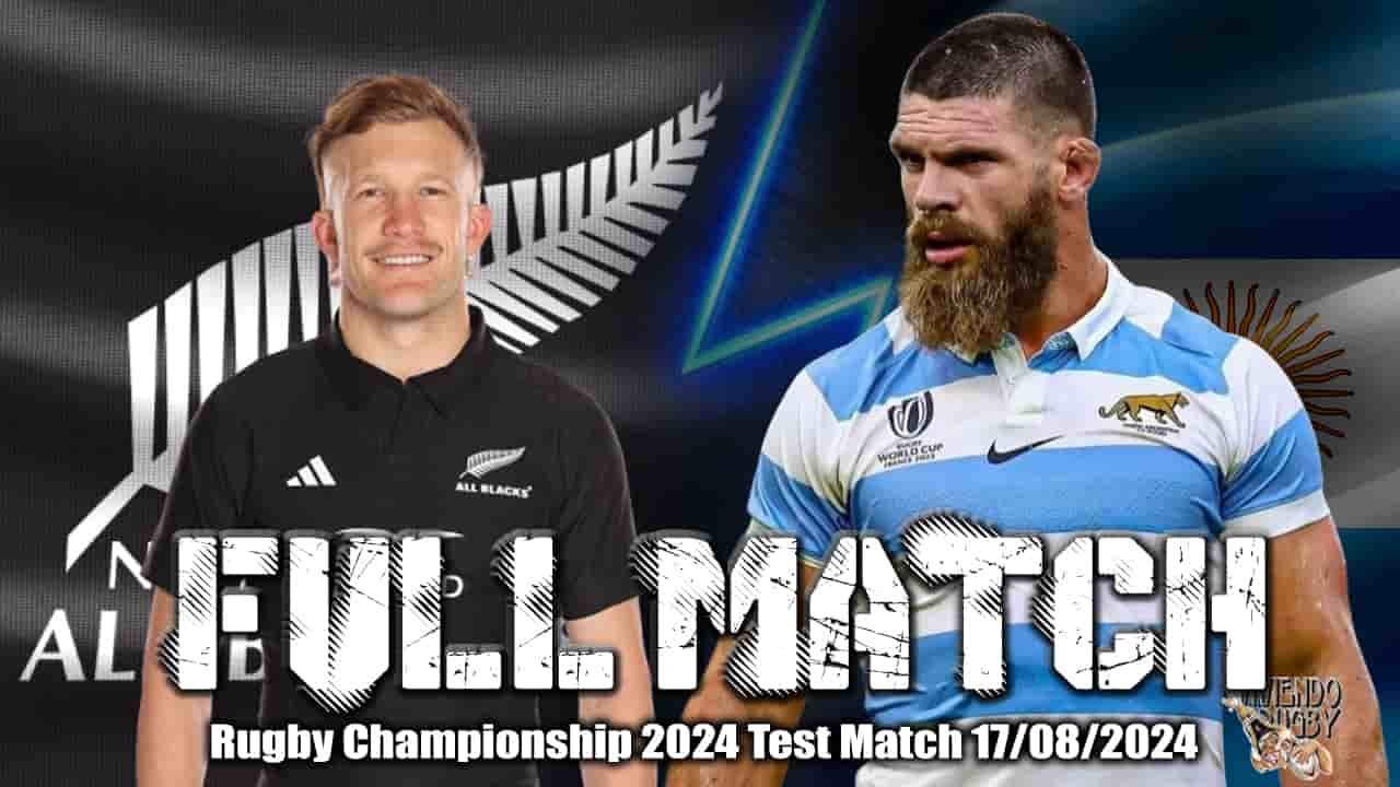 All Blacks v Los Pumas Rugby Championship 2024 Test Match 2