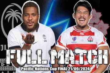 Fiji vs Japan 21 September 2024 Pacific Nations Rugby