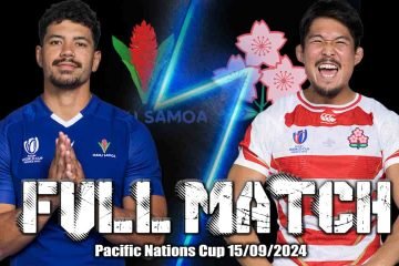 Samoa vs Japan 15 September 2024 Pacific Nations Rugby