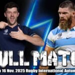 Repetición Completa del Partido Escocia vs Argentina – 16 de noviembre de 2025